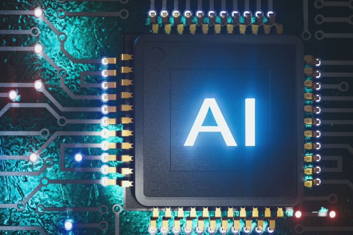 Grafika z napisem ai